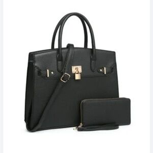 NWT Black Fashion Handbag